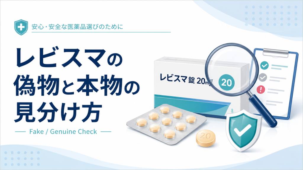レビスマの偽物と本物の見分け方