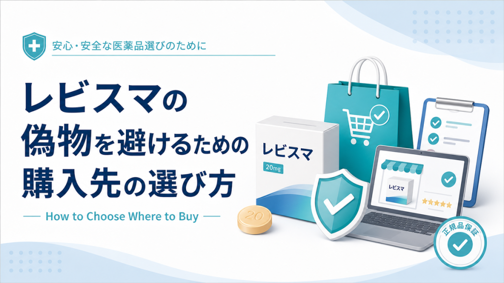 レビスマの偽物を避けるための購入先の選び方