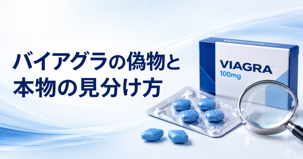 バイアグラの偽物と本物の見分け方