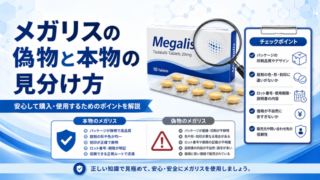 メガリスの偽物と本物の見分け方