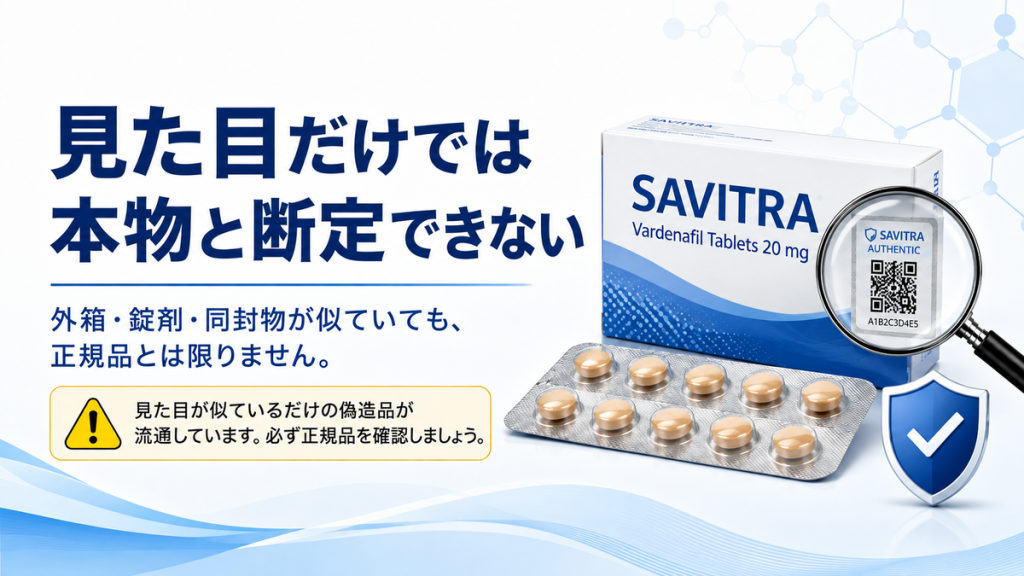 見た目だけでは本物と断定できない