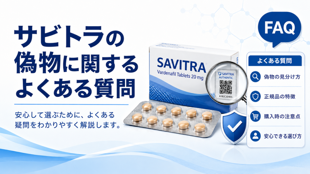 サビトラの偽物に関するよくある質問