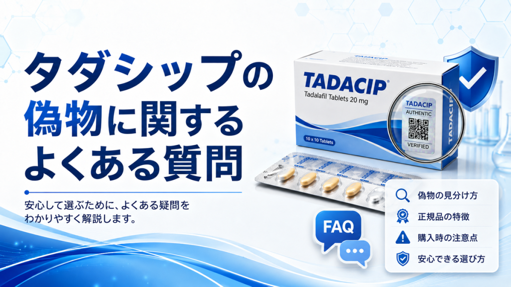 タダシップの偽物に関するよくある質問