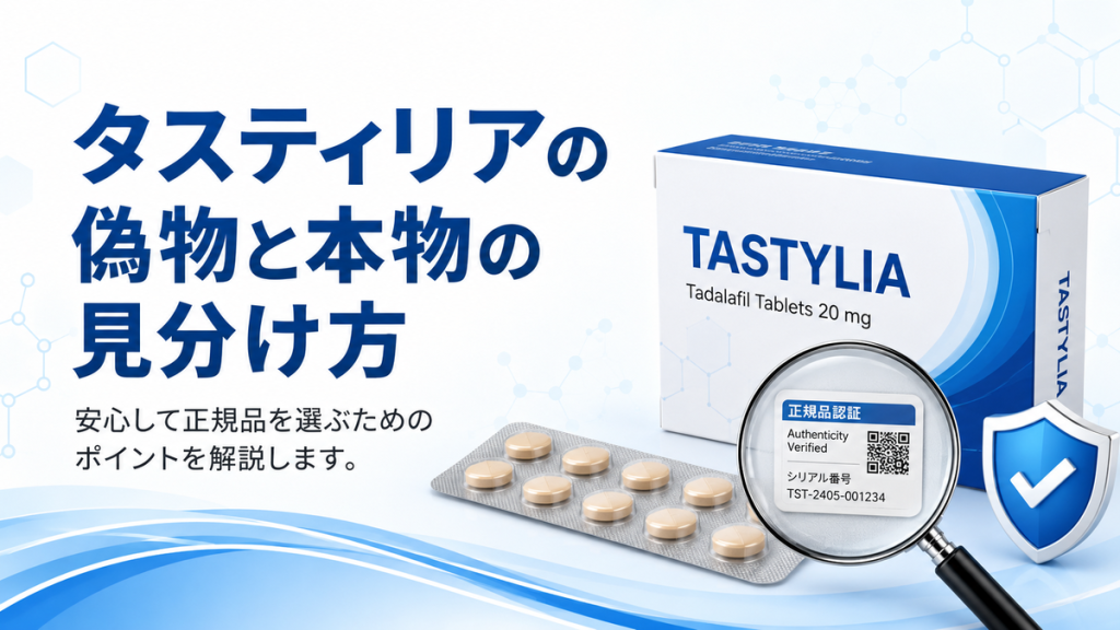 タスティリアの偽物と本物の見分け方