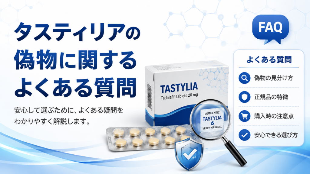 タスティリアの偽物に関するよくある質問